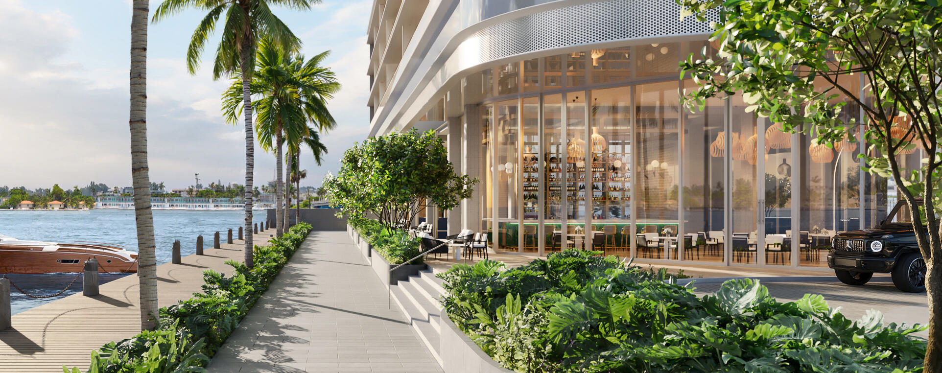 Entrada peatonal al edificio