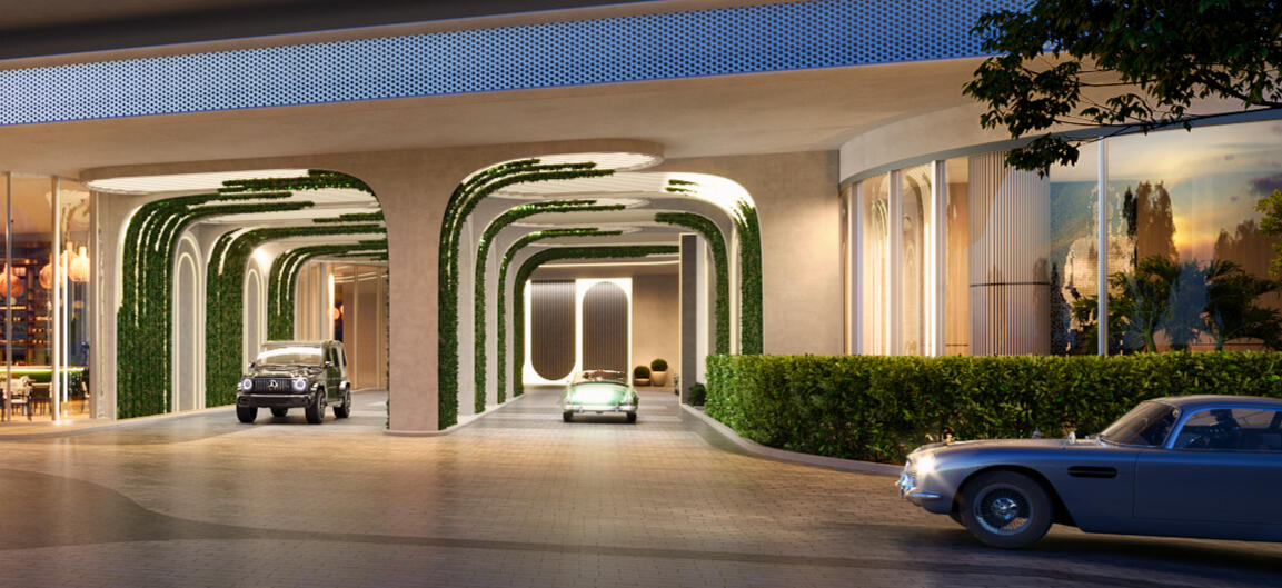 Entrada al parqueadero